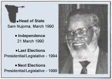 President Sam Nujoma && Namibia