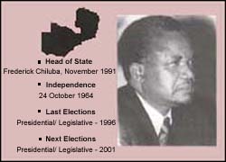 President Frederick Chiluba && Zambia