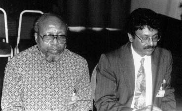 Lengolo Monyake and Prega Ramsamy