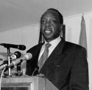 Mozambican Prime Minister Pascoal Mocumbi