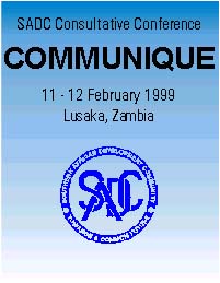 SADC Consultative Conference - Communique