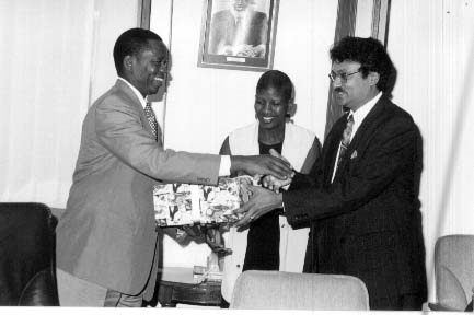 William Mokou, Neo Gwafila and Prega Ramsamy