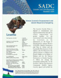 SGDM Factsheet Lesotho
